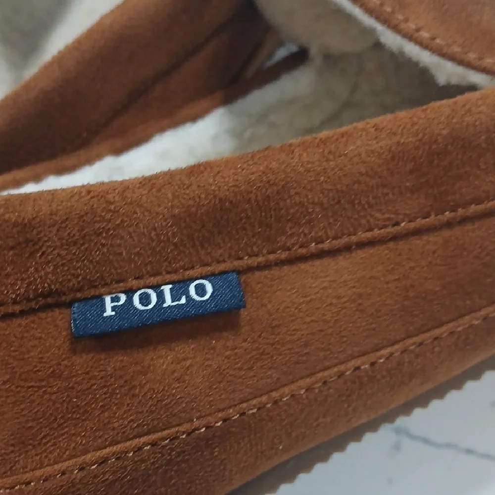 Polo by Ralph Lauren Men's Brown Moccasin Shoes New Without Box Or Tags Sz 12